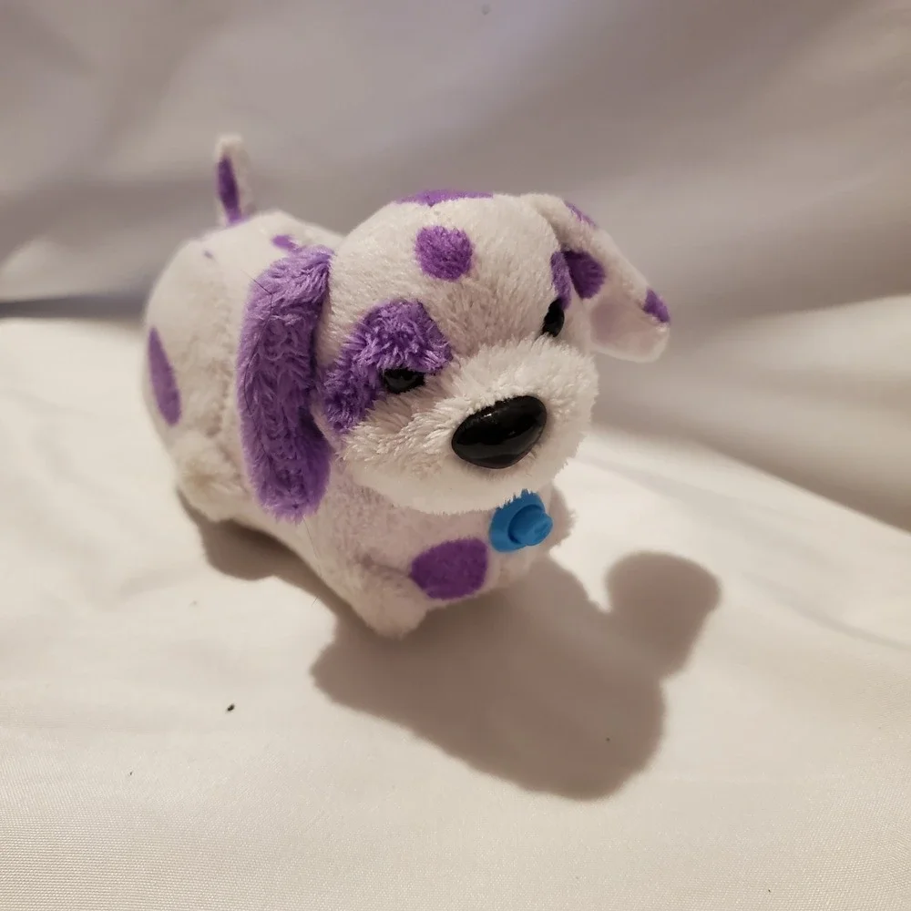 Zhu Zhu‎ Puppies Pet Puppy Dog Purple White Interactive Play Doesnt Move